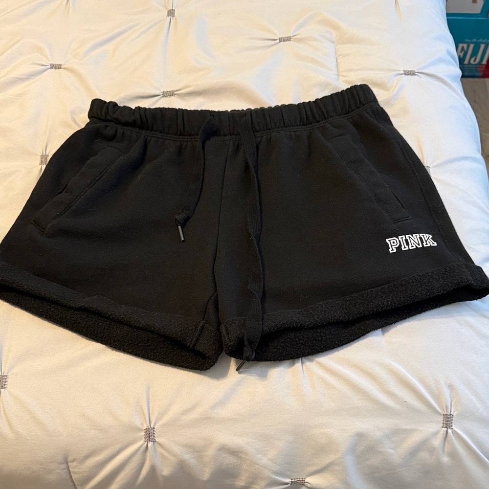 PINK Victoria's Secret Black Athletic Shorts